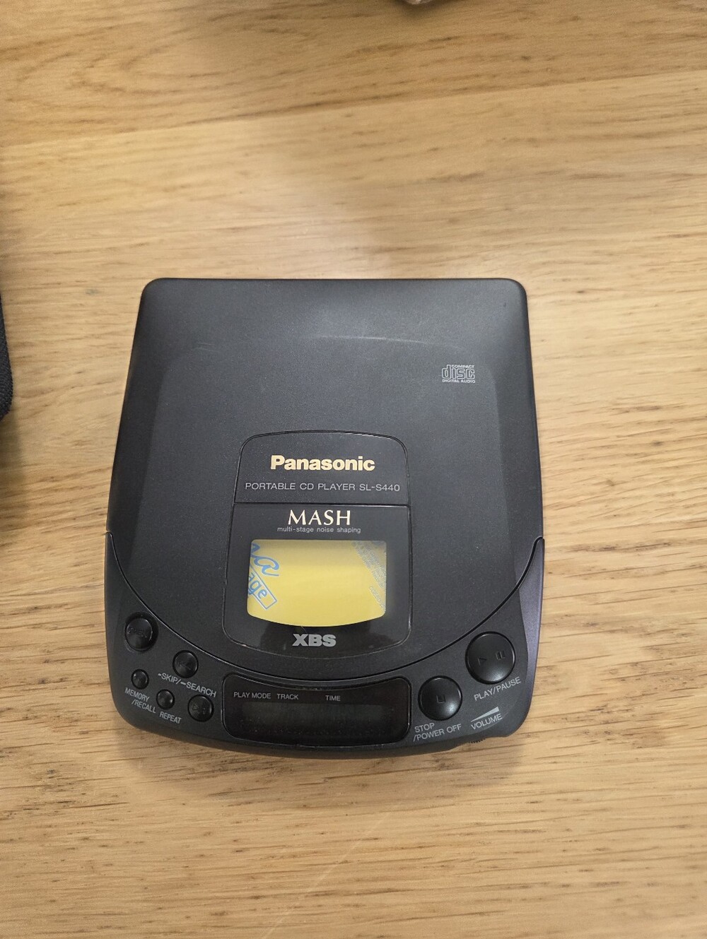 Panasonic Black Portable CD Player SL-SX40 Style with Display Window